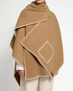 Iona Woven Pure Wool Cape