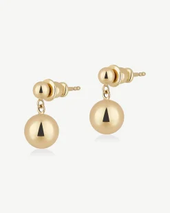 Lana Earrings - 22 Carat Gold Gilded