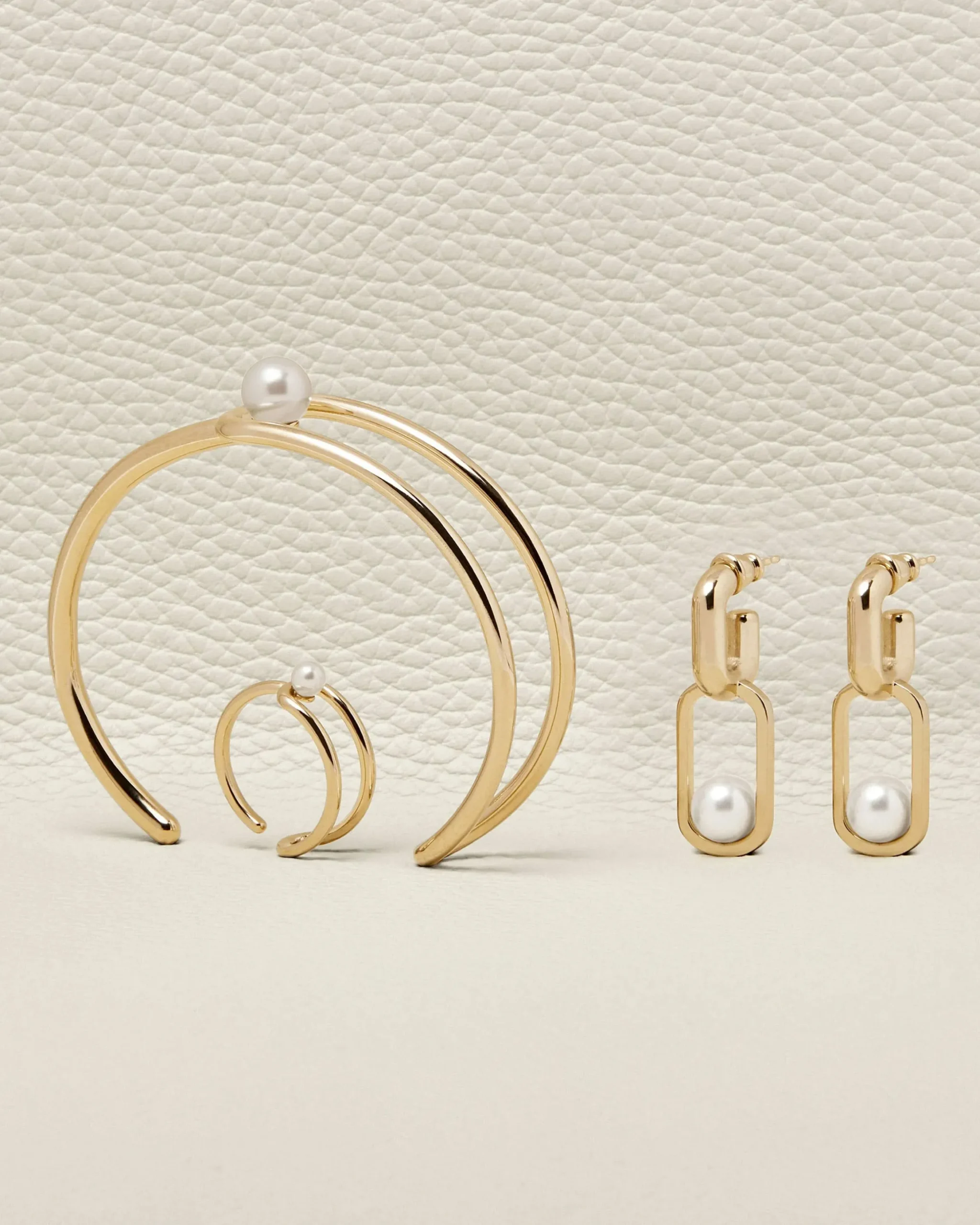 Lana Pearl Ring - 22 Carat Gold Gilded
