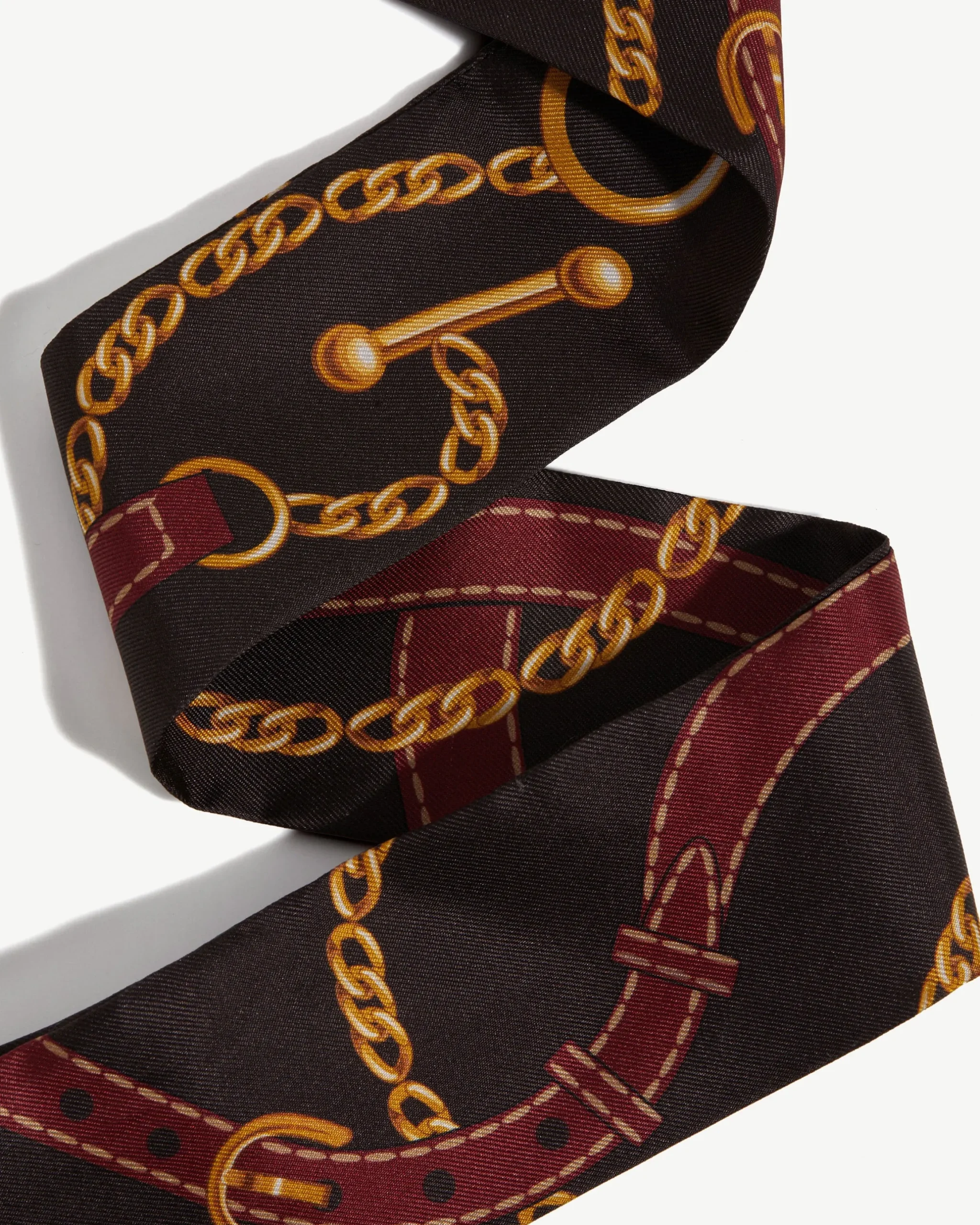 Silk Skinny Scarf