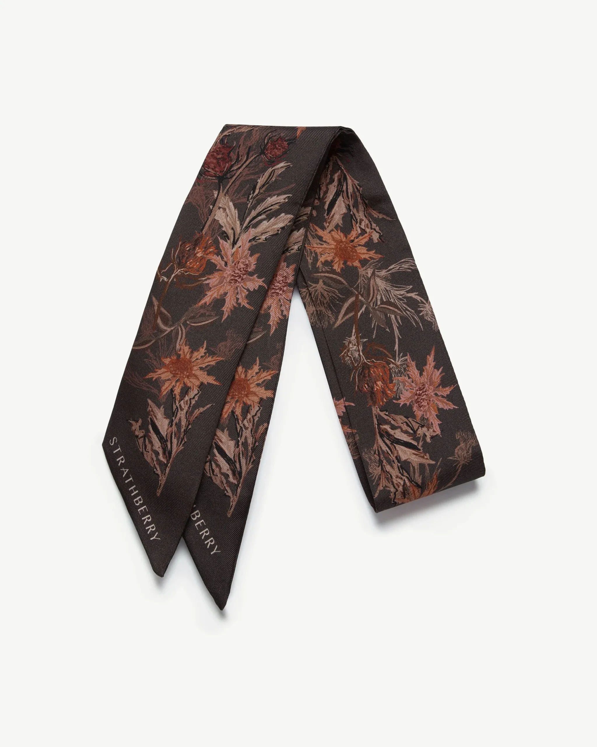 Silk Skinny Scarf
