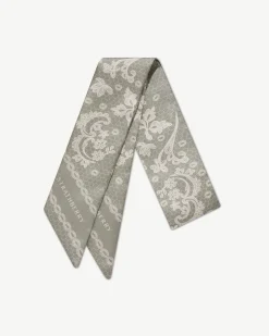 Silk Skinny Scarf