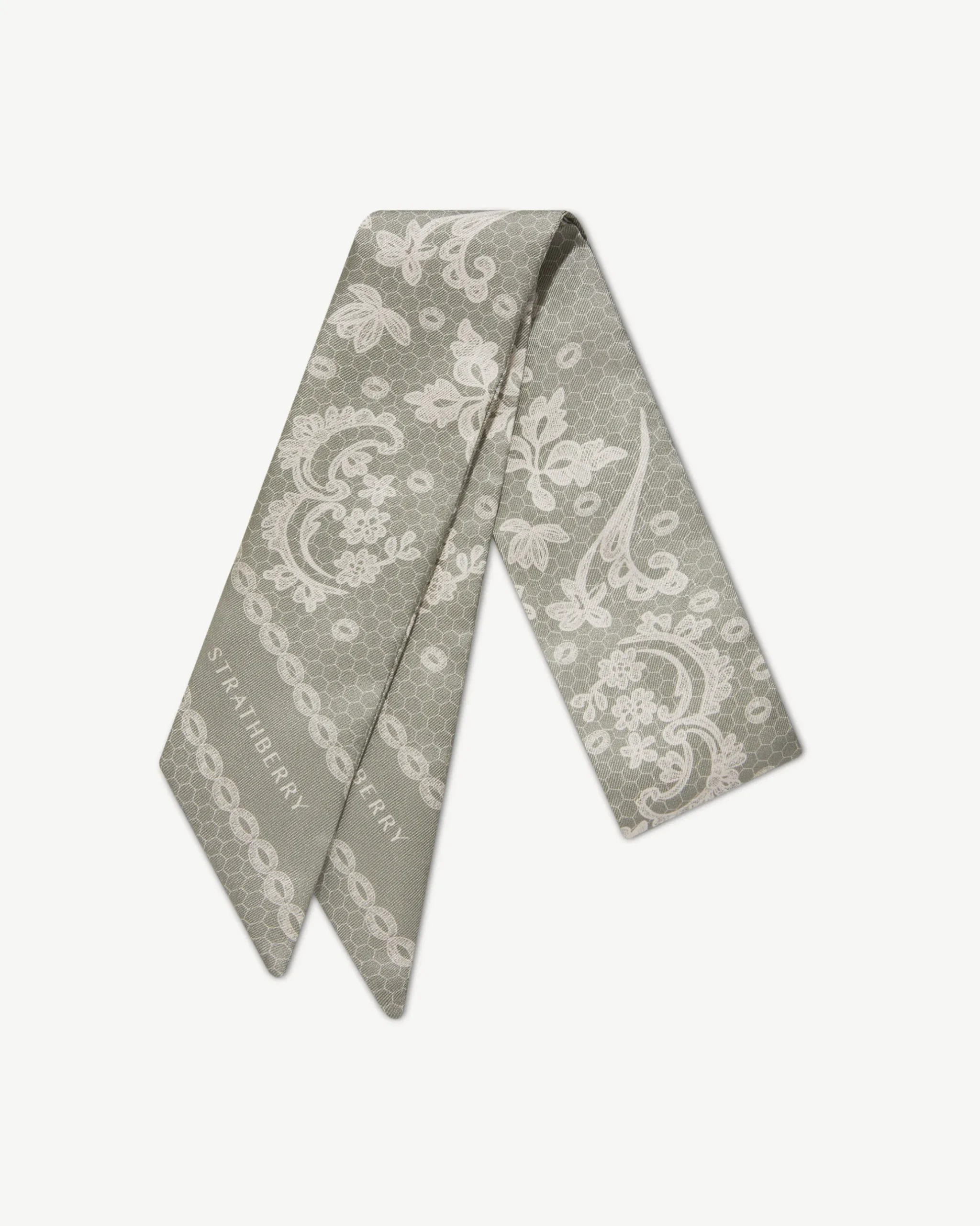 Silk Skinny Scarf