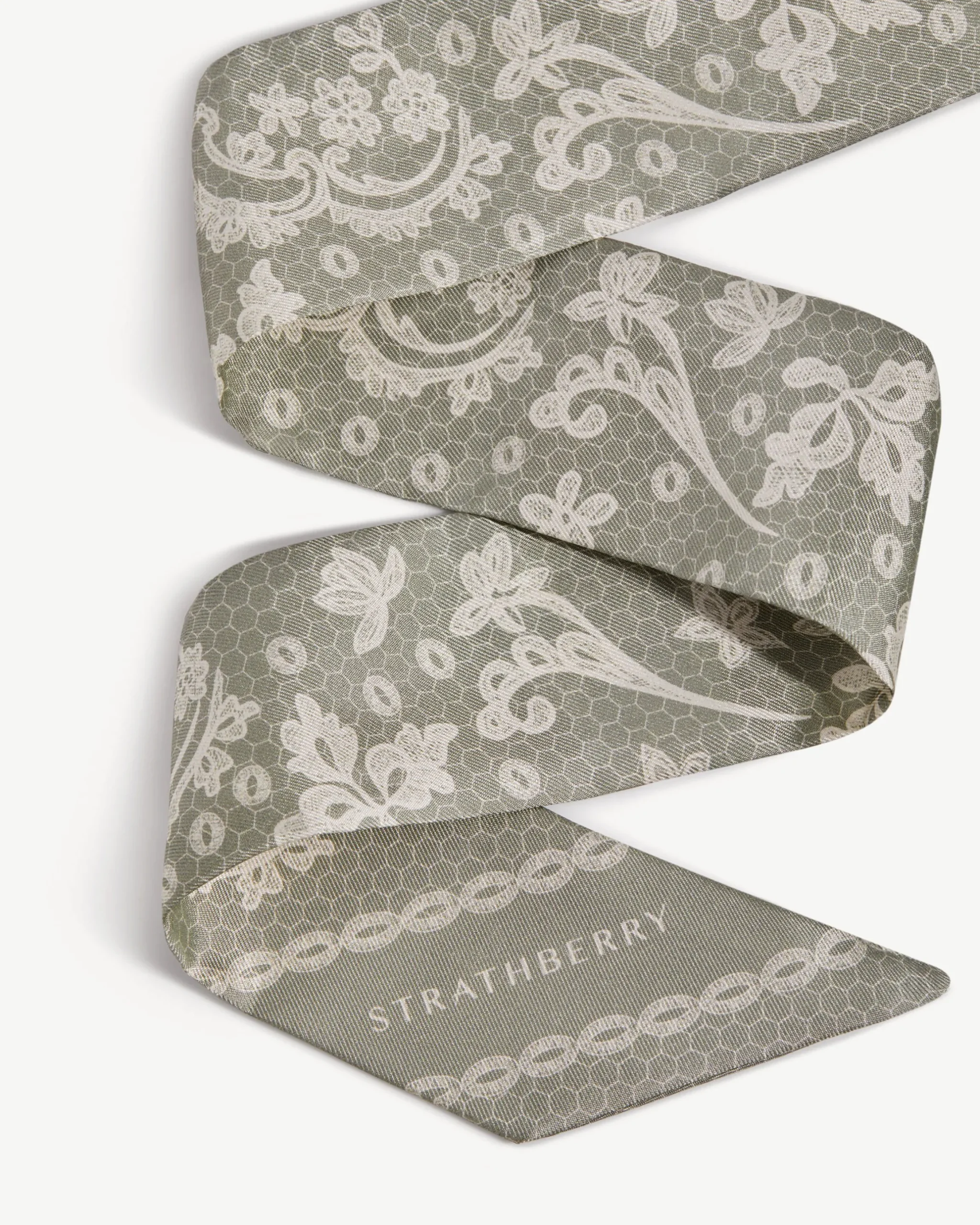 Silk Skinny Scarf