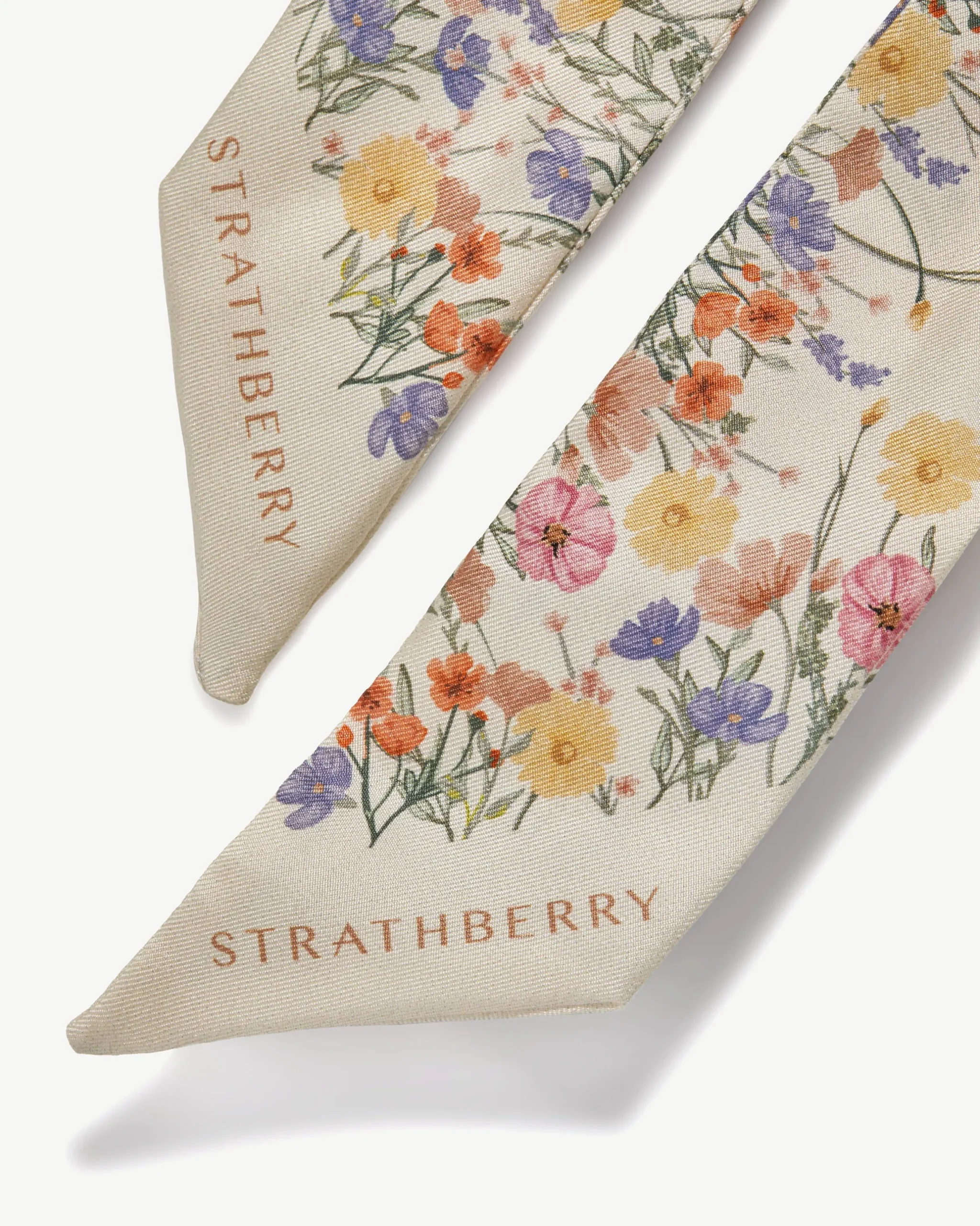 Silk Skinny Scarf