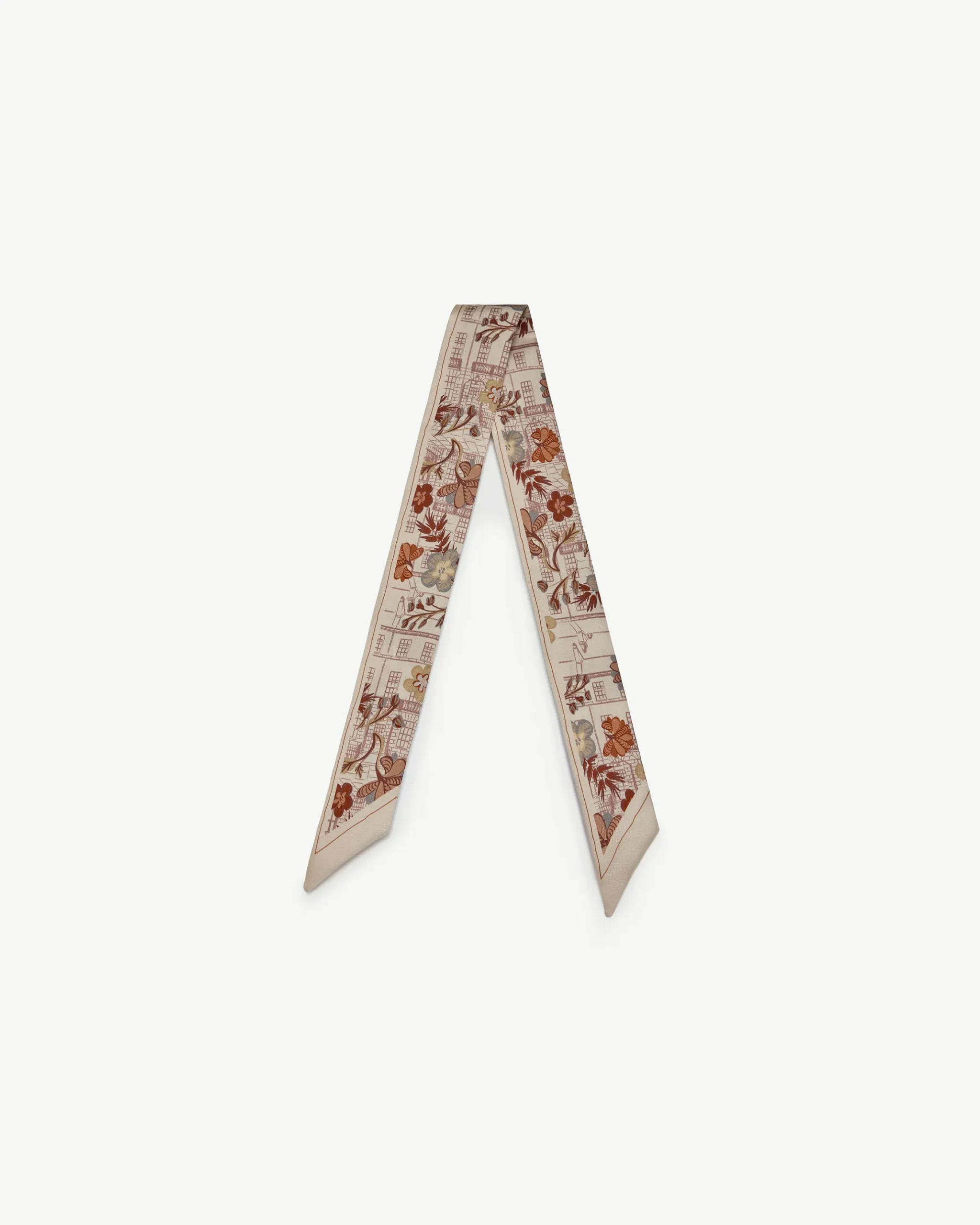 Silk Skinny Scarf