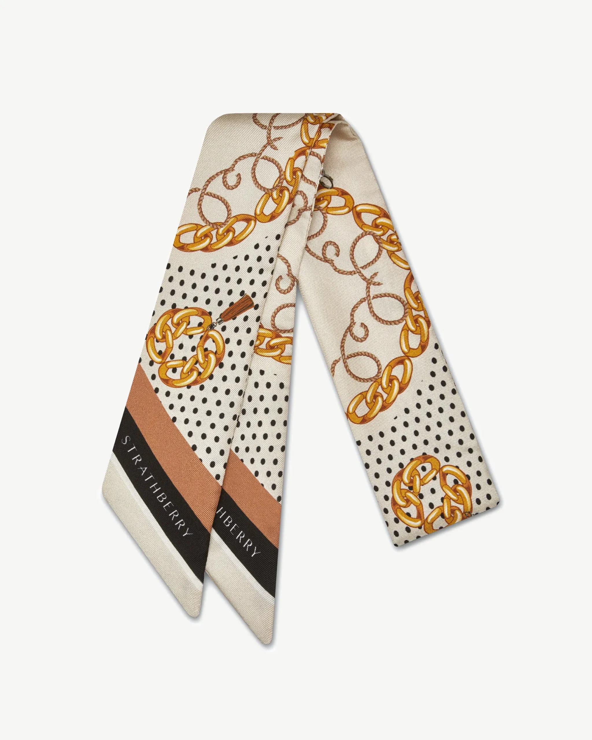 Silk Skinny Scarf