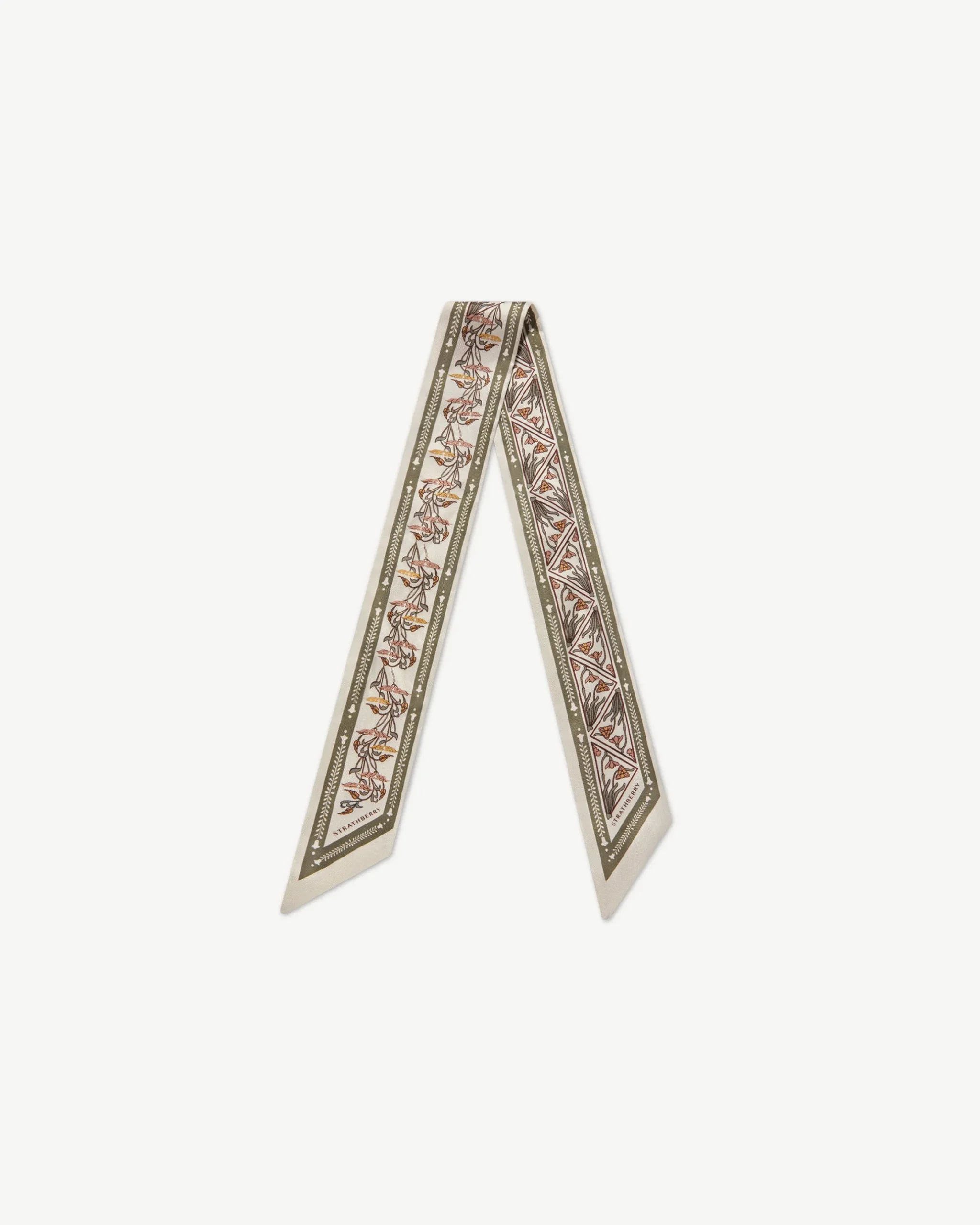 Silk Skinny Scarf