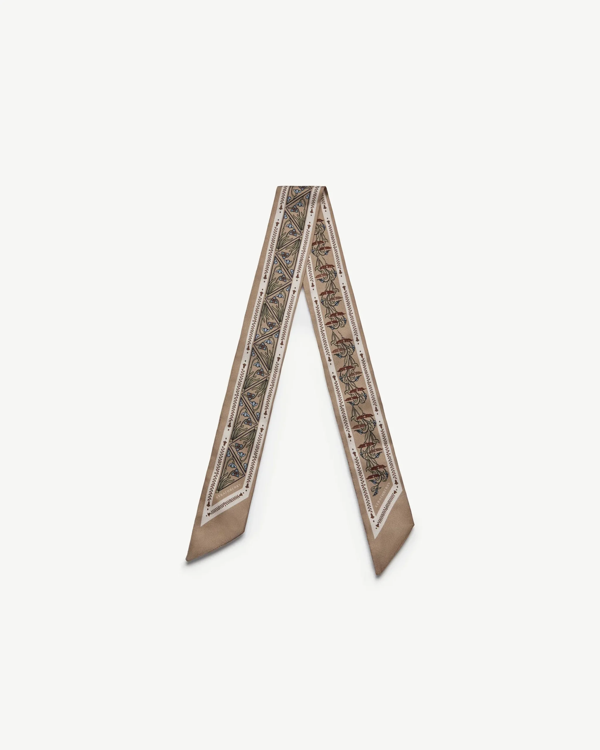Silk Skinny Scarf