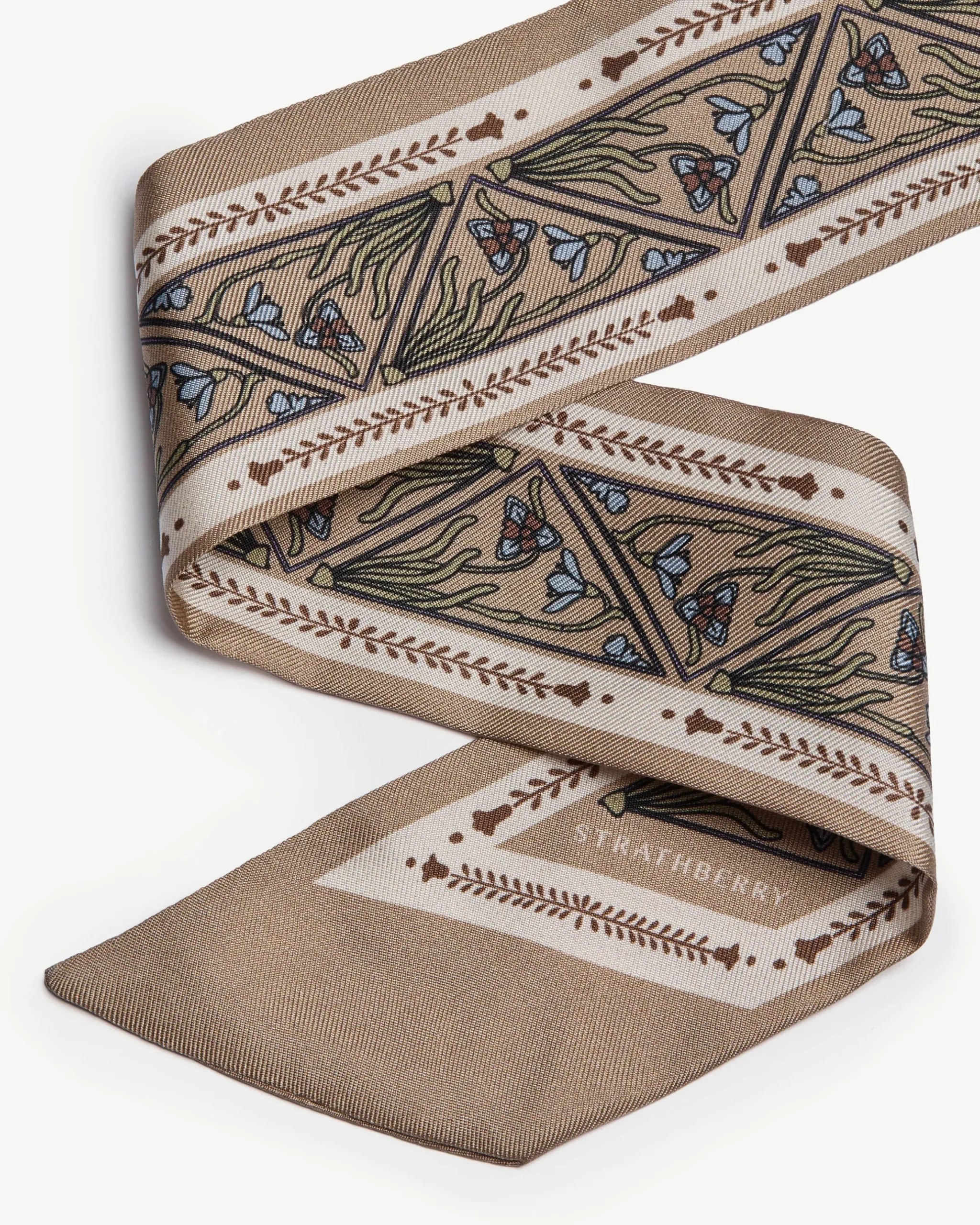 Silk Skinny Scarf