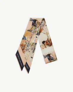 Silk Skinny Scarf