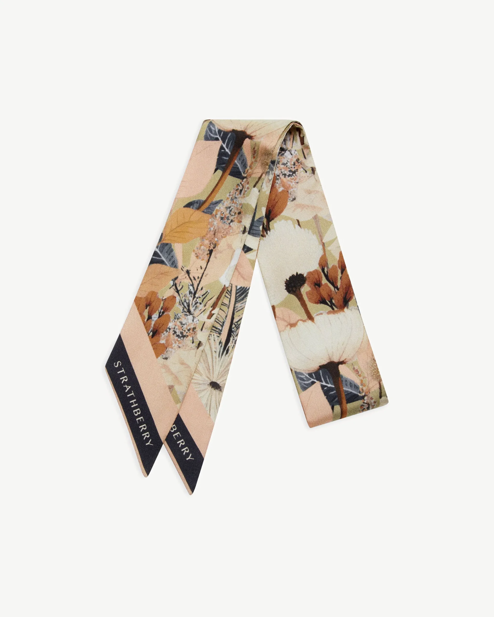 Silk Skinny Scarf