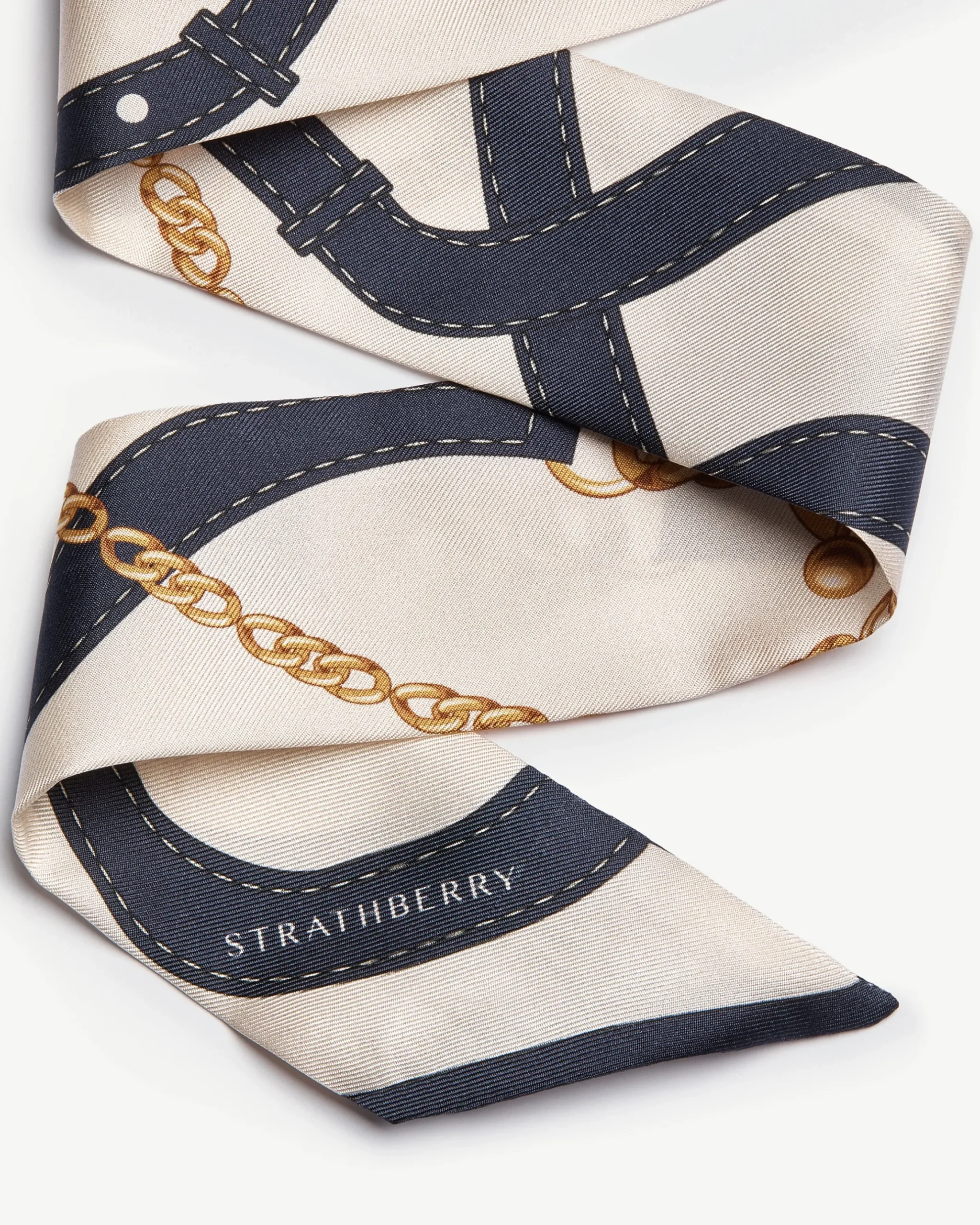 Silk Skinny Scarf